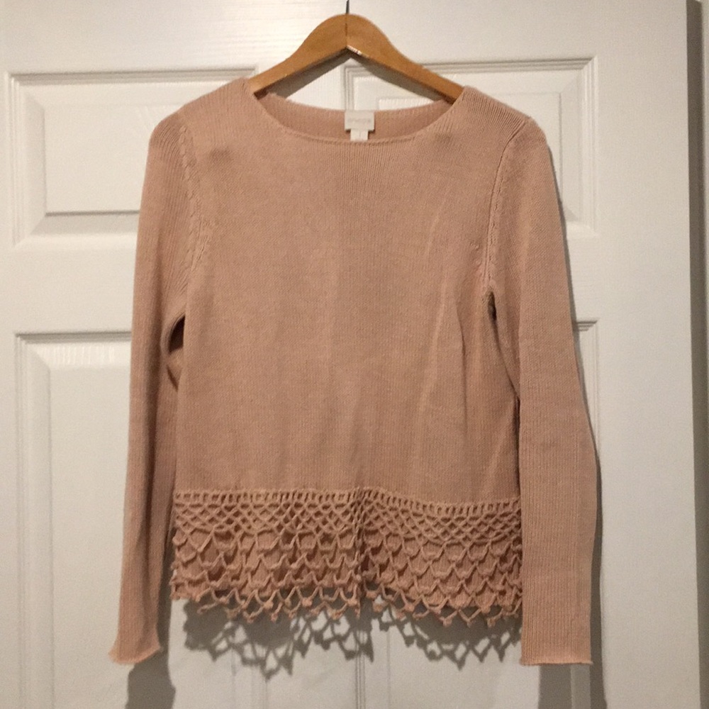 Chico’s cute crochet sweater